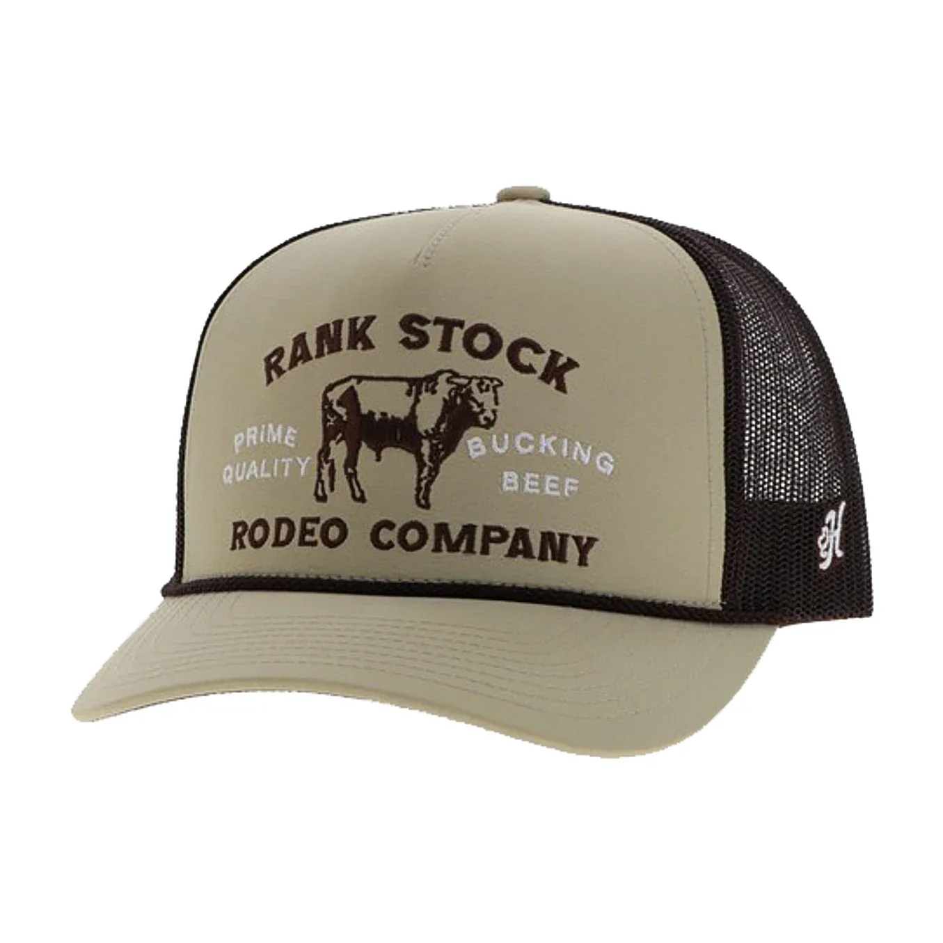 Hooey Mens Tan Rank Stock Cap - Image 2