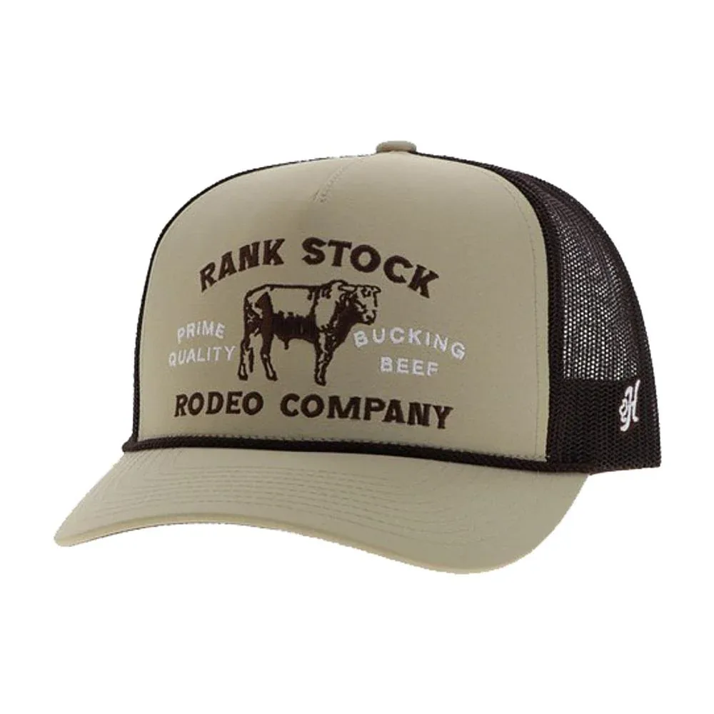 Hooey Mens Tan Rank Stock Cap