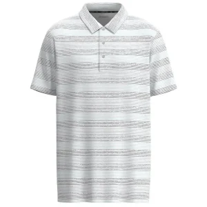 Hooey Men's White Cowboy Golf Stripe Polo