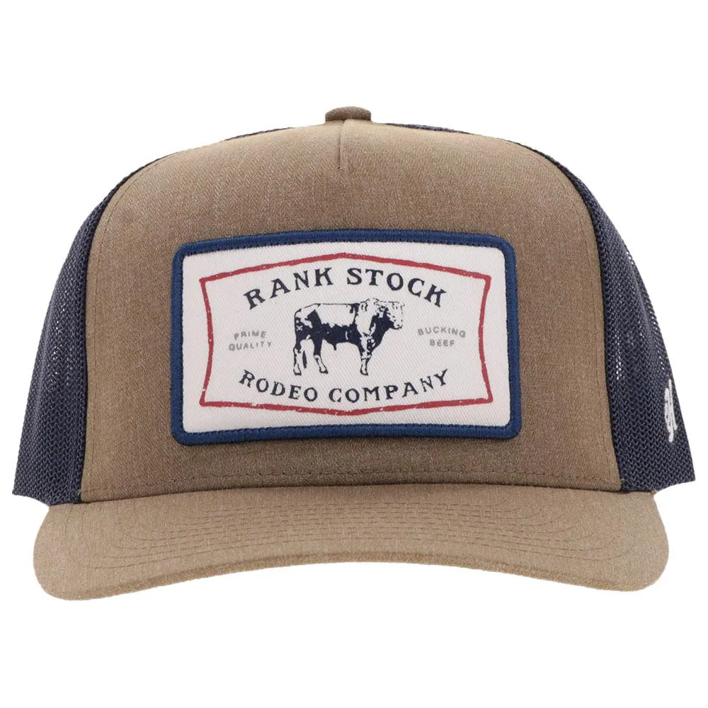 Hooey Rank Stock Tan Trucker Cap