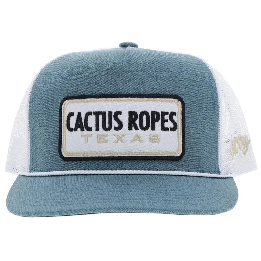 Hooey Youth Turquoise & White Cap