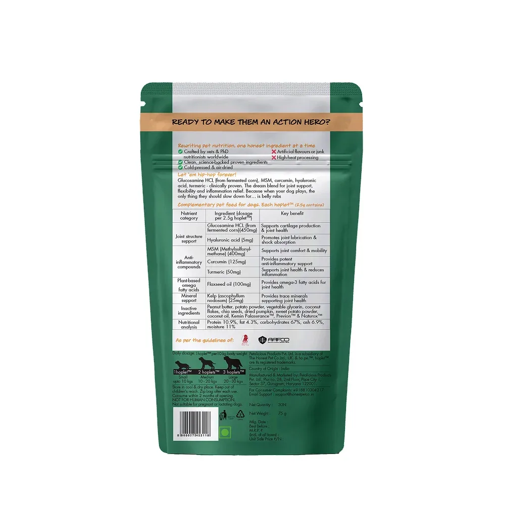 Hope Vegan Hip and Joint Health Supplement for Dogs - Image 2
