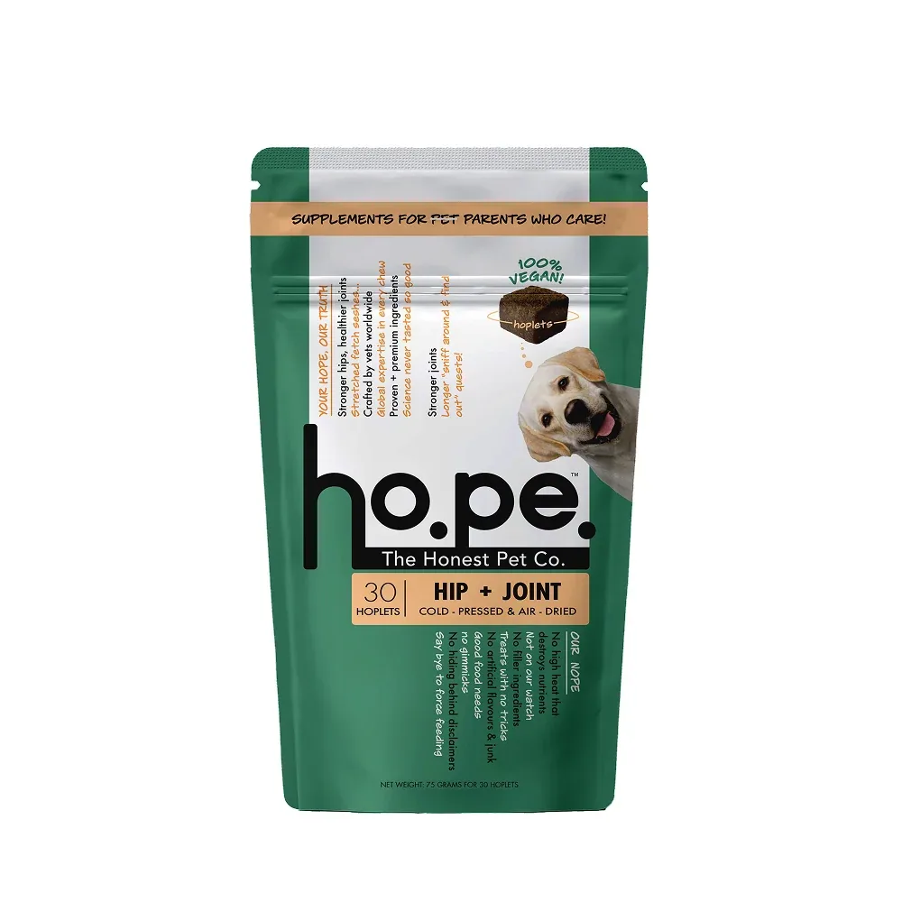 Hope Vegan Hip and Joint Health Supplement for Dogs