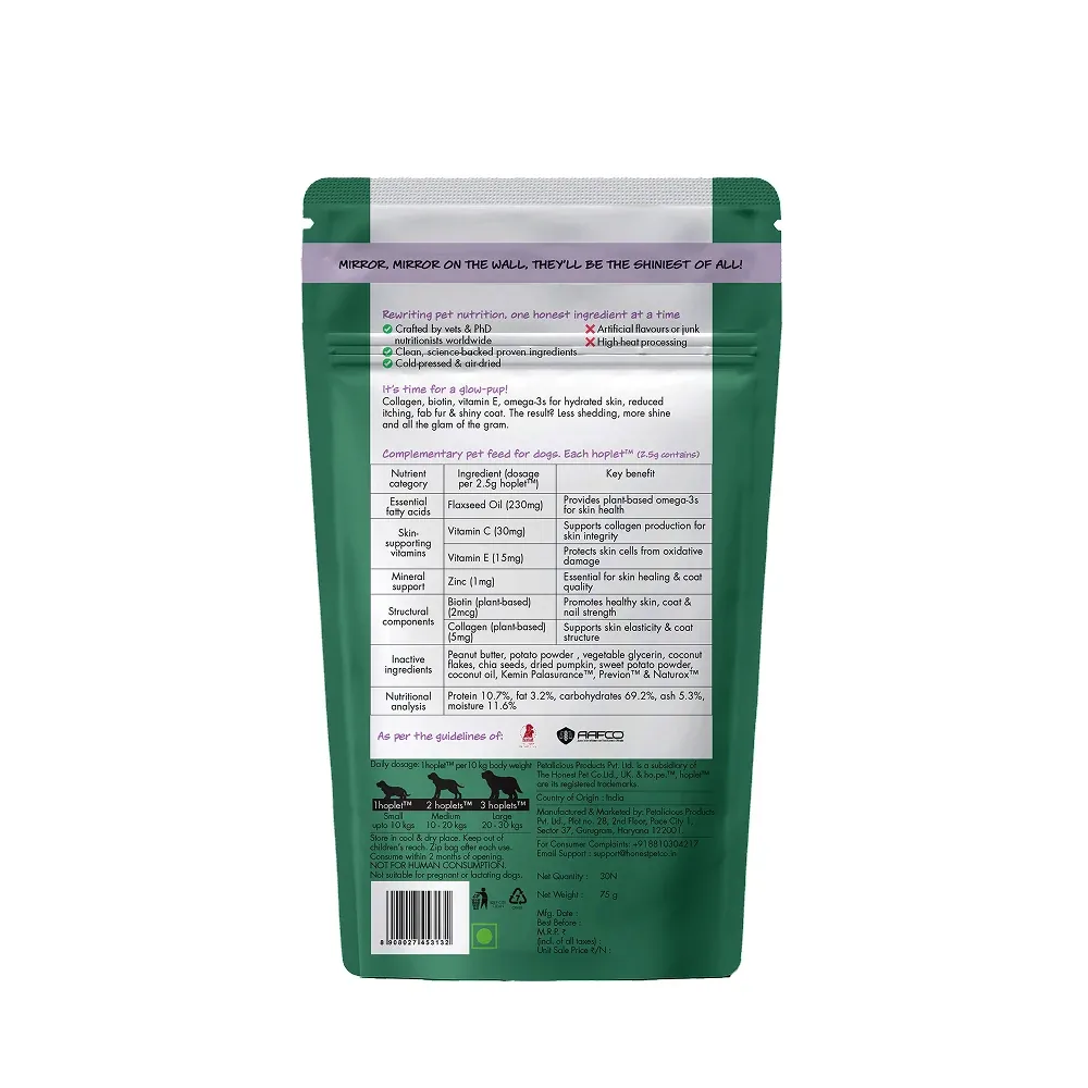 Hope Vegan Skin+Coat Supplement for Dogs - Image 2