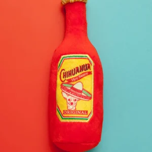 Hot Chihuahua Sauce Plush Dog Toy