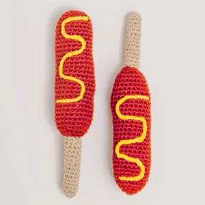 Hot Dog Squeaky Toy
