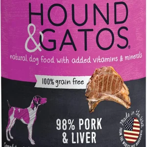 Hound And Gatos Dog Grain Free Pork And Liver 13oz. (Case of 12)