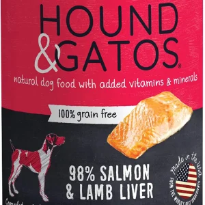 Hound And Gatos Dog Grain Free Salmon And Lamb Liver 13oz. (Case of 12)