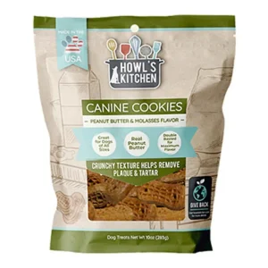 Howl`S Kitchen Peanut Butter & Molasses Canine Cookies 10oz