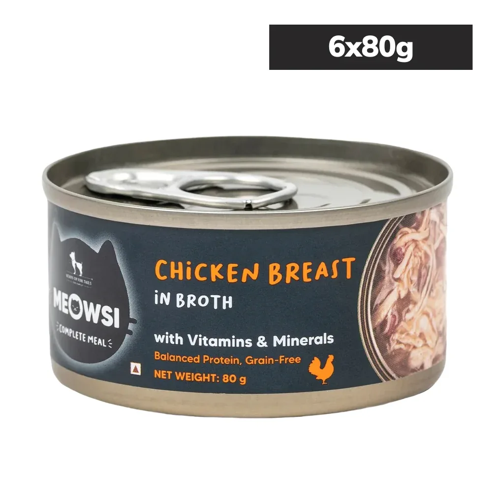 HUFT Meowsi Chicken Breast in Broth Canned Cat Wet Food - Image 2