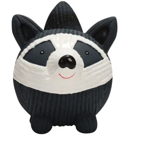 Hugglehounds Dog Reggie Raccoon Ruff-Tex Ball Large