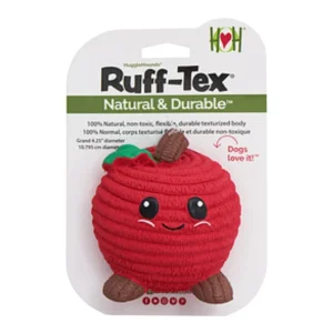 Hugglehounds Dog Ruff-Tex Sweet Cheeks Foodies Ball, 5 Inches, Large
