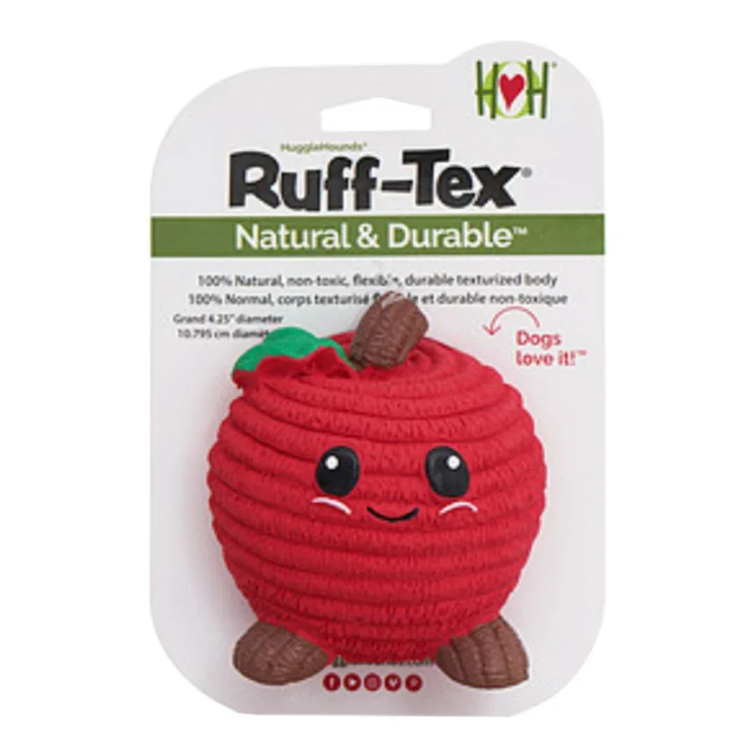 Hugglehounds Dog Ruff-Tex Sweet Cheeks Foodies Ball, 5 Inches, Large