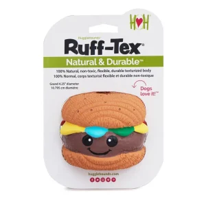 Hugglehounds Ruff-Tex Big Buns Foodies Ball, 5 Inches, Large