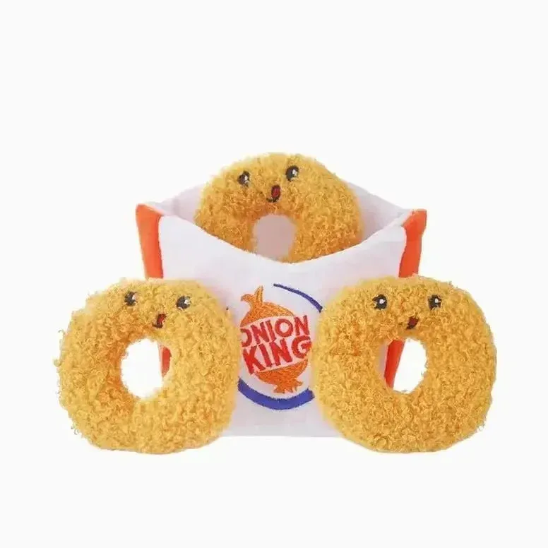 Hugsmart Pet Food Party Onion Ring Interactive Dog Toy