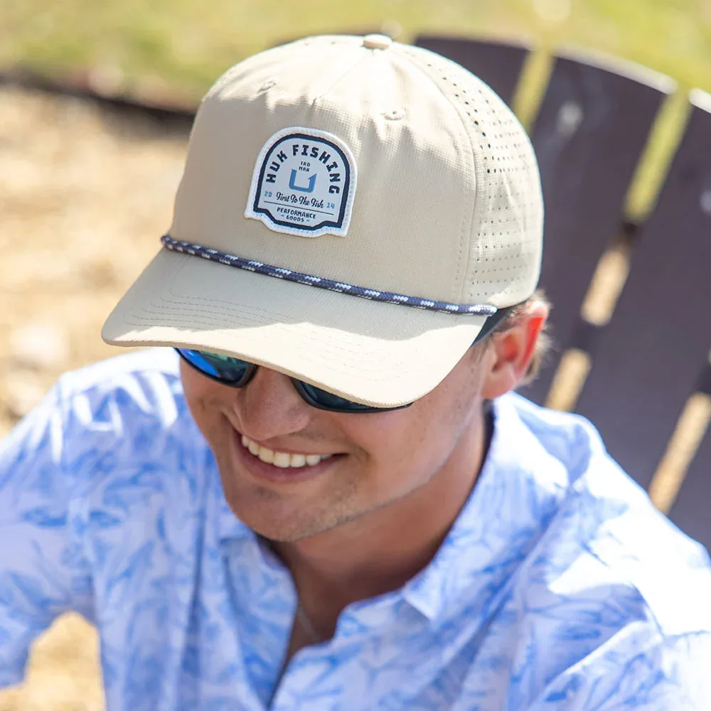 Huk Men's River Rock Patch Performance Cap - Image 2
