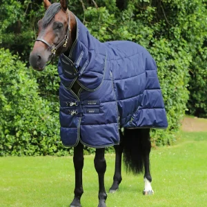 Hydra 350g Stable Rug with Neck Cover Navy