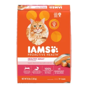 IAMS Proactive Health Adult Dry Cat Food Salmon 16lb
