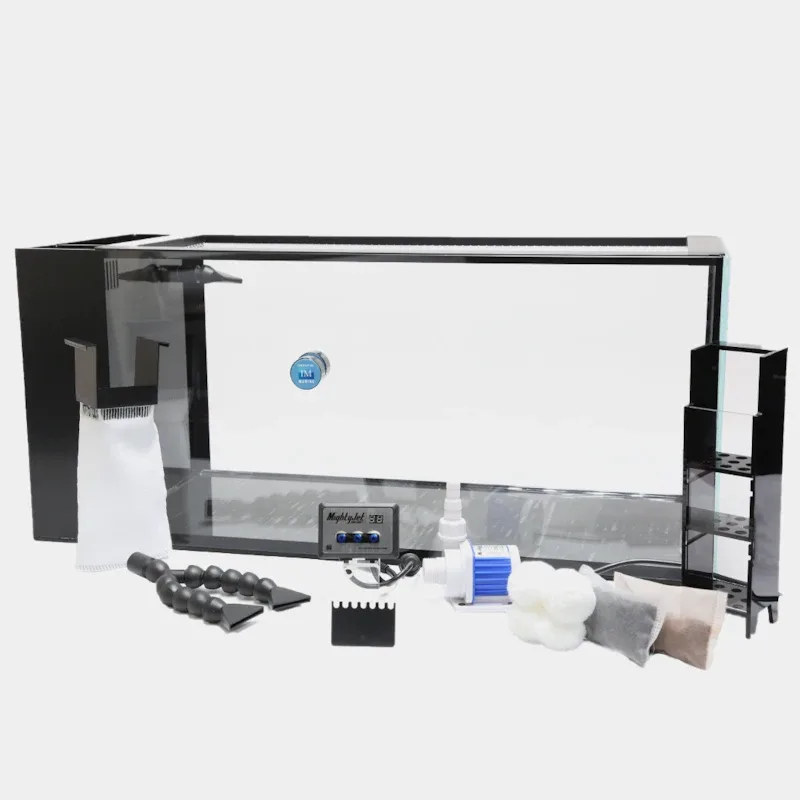 IM Fusion Pro 2 - 20 AIO Peninsula Aquarium w/ APS Pedestal - Black