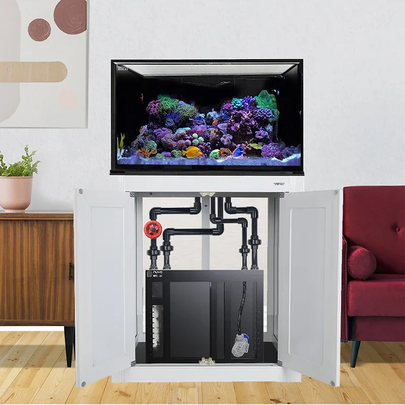 IM INT 112 Gallon Lagoon Aquarium Complete Reef System – White (Made to Order)