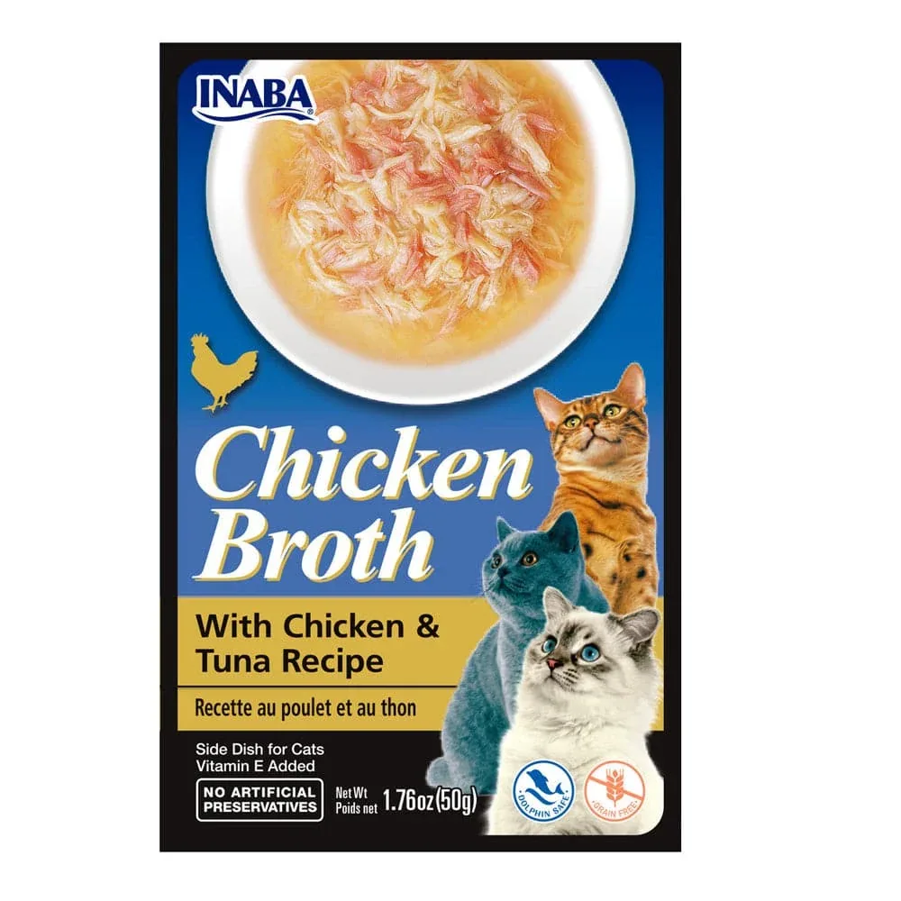 INABA Chicken Broth Chicken and Tuna Recipe Cat Wet Food - Image 2