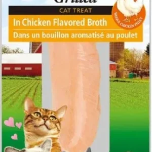 Inaba Chicken Fillet Grilled with Flavored Broth Chicken .9oz. (Case of 6)