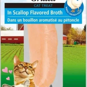 Inaba Chicken Fillet Grilled with Flavored Broth Scallop .9oz. (Case of 6)
