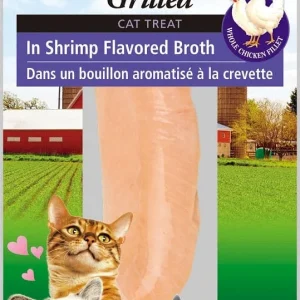 Inaba Chicken Fillet Grilled with Flavored Broth Shrimp .9oz. (Case of 6)
