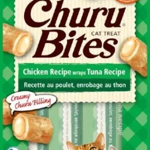 Inaba Churu Bites Cat Treats Tuna .35oz. 3 Pk (Case of 6)