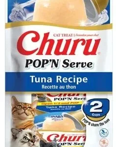 Inaba Churu Pop'N Serve Cat Treat Tuna 2.46oz. (Case of 4)