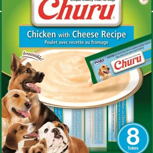 Inaba Dog Churu Chicken Cheese 5.6oz. (6 Count)