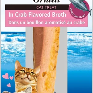 Inaba Tuna Fillet Grilled with Flavored Broth Crab .52oz. (Case of 6)