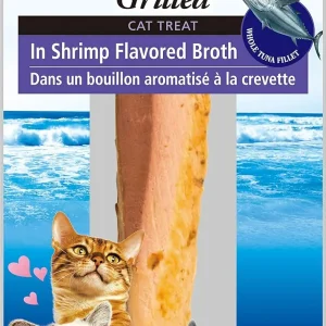Inaba Tuna Fillet Grilled with Flavored Broth Shrimp .52oz. (Case of 6)