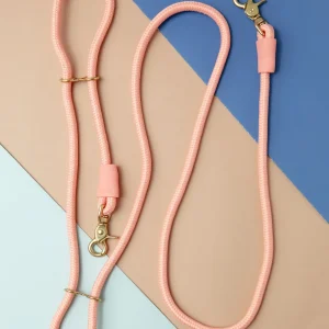 Infinity Dog Leash in Peach