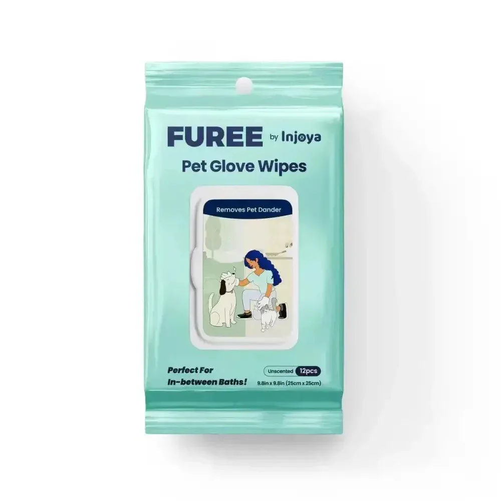 Injoya Pet Glove Wipes Unscented