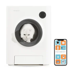 Instachew Purrclean Wifi-Enabled Automatic Self-Cleaning Litter Box, Multi-Cat Compatible
