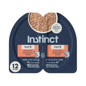 Instinct Pate Split Cup Salmon Grain-free 2.64oz. (Case of 12)