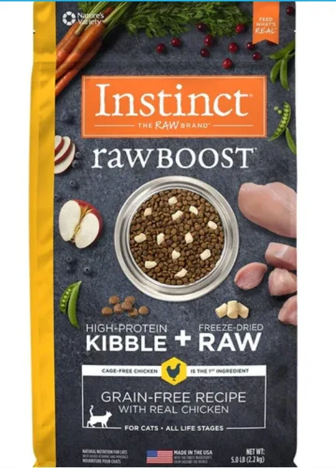 Instinct Raw Boost Grain Free Recipe with Real Chicken Natural Dry Cat Food