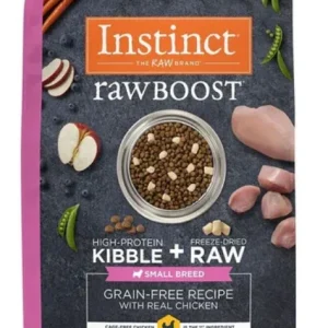 Instinct Raw Boost Small Breed Grain-Free Chicken Meal Dry Dog Food - 10lb Bag