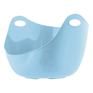 IRIS Flexi Cat Litter Pan With Handles & Mess-Free Pour Spout, Lightweight & Easy to Clean, Blue
