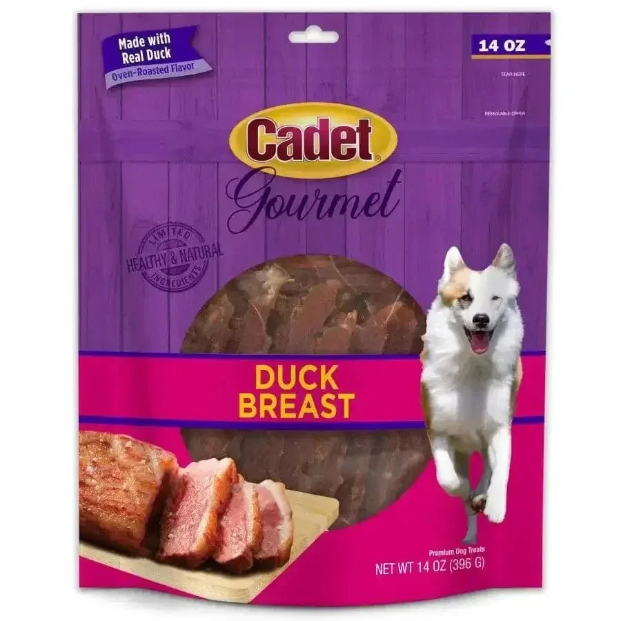 Irresistible Cadet Gourmet Duck Breast Dog Treats for Happy, Healthy Pups