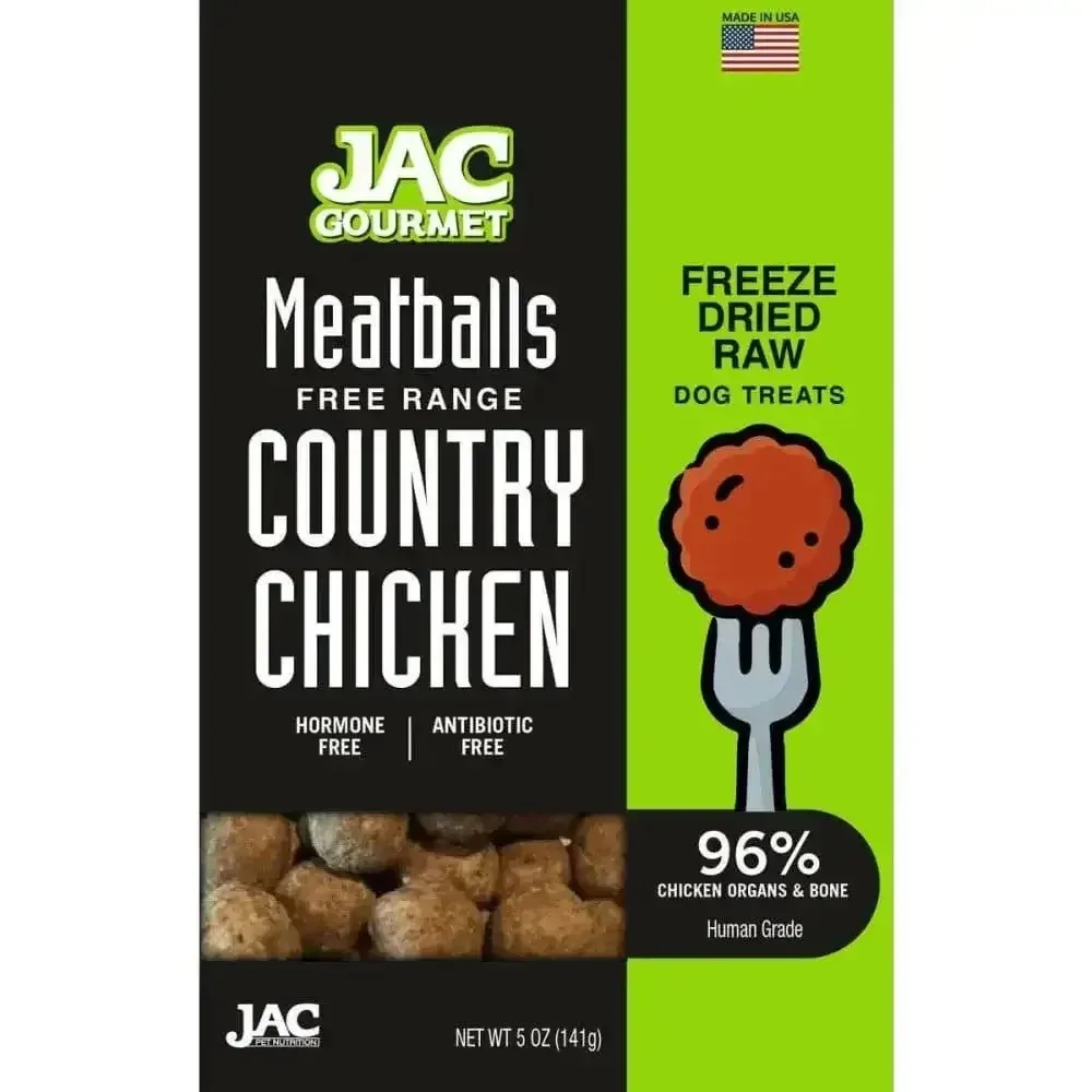 JAC Chicken Meatball Treats Freeze Dried