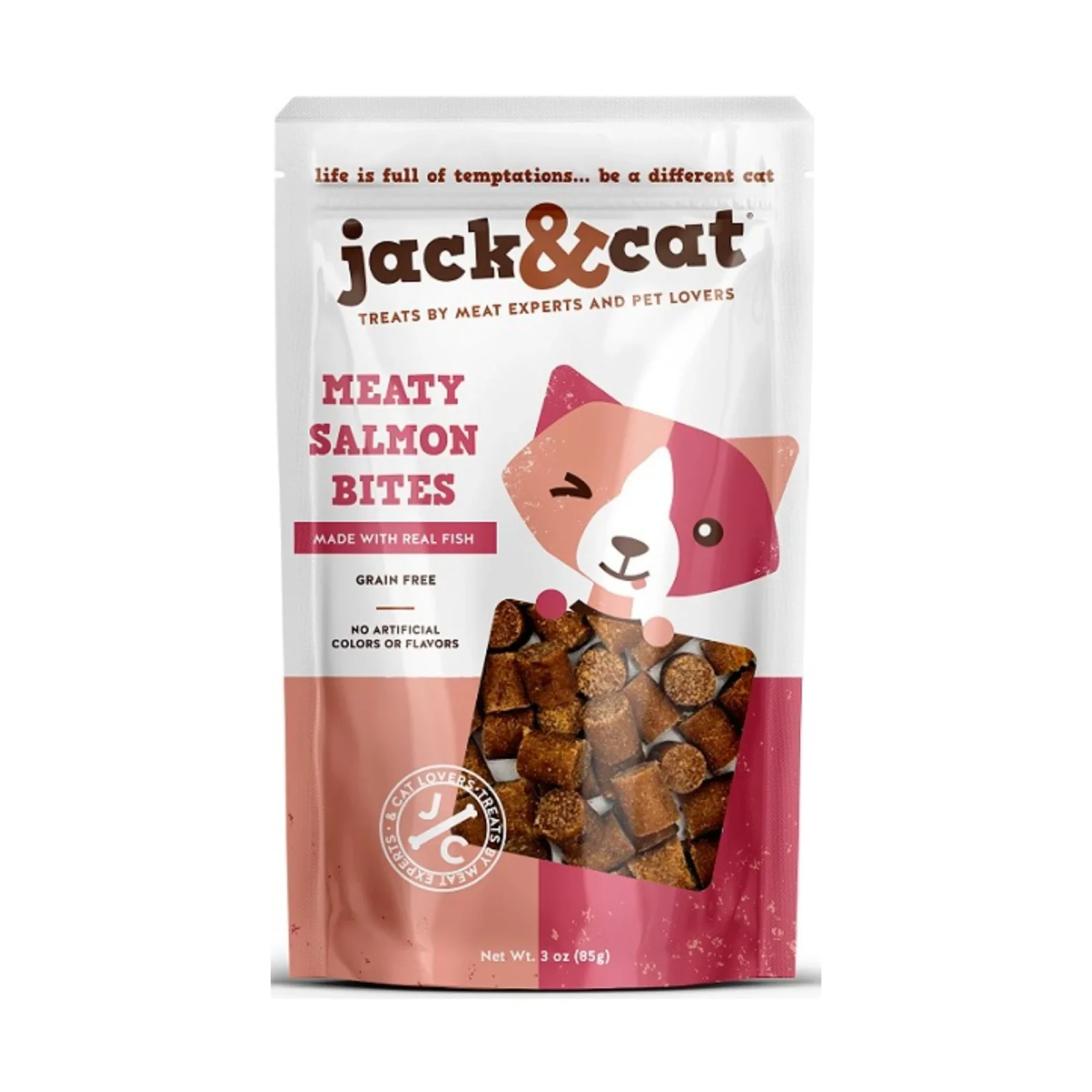 Jack & Cat Cat, 3 oz Salmon Soft Moist