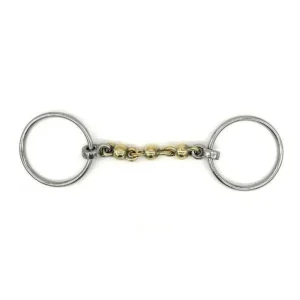 Jake Adams Brass Mouth Waterford Loose Ring Bit 5.5in.