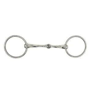 Jake Adams Slow Twist Loose Ring Snaffle 5in.