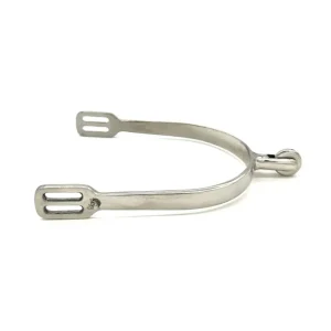 Jake Adams Vertical Smooth Rowel Spur Long Neck