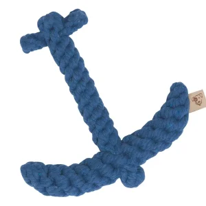 JAX & BONES | Anchor Rope Toy in Blue