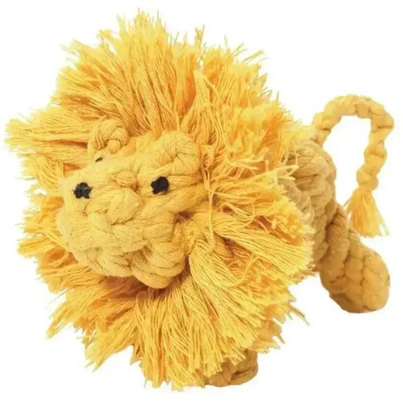 Jax & Bones Larry the Lion Rope Dog Toy