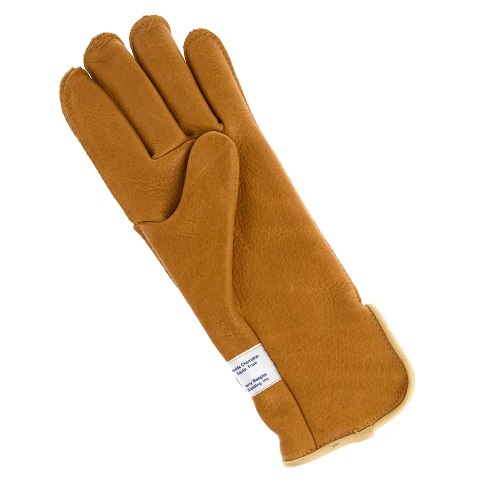 Jerry Beagley Braiding Company Left Hand Bareback Riding Glove