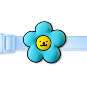 Jiby Blue Daisy Dog Tag Charm